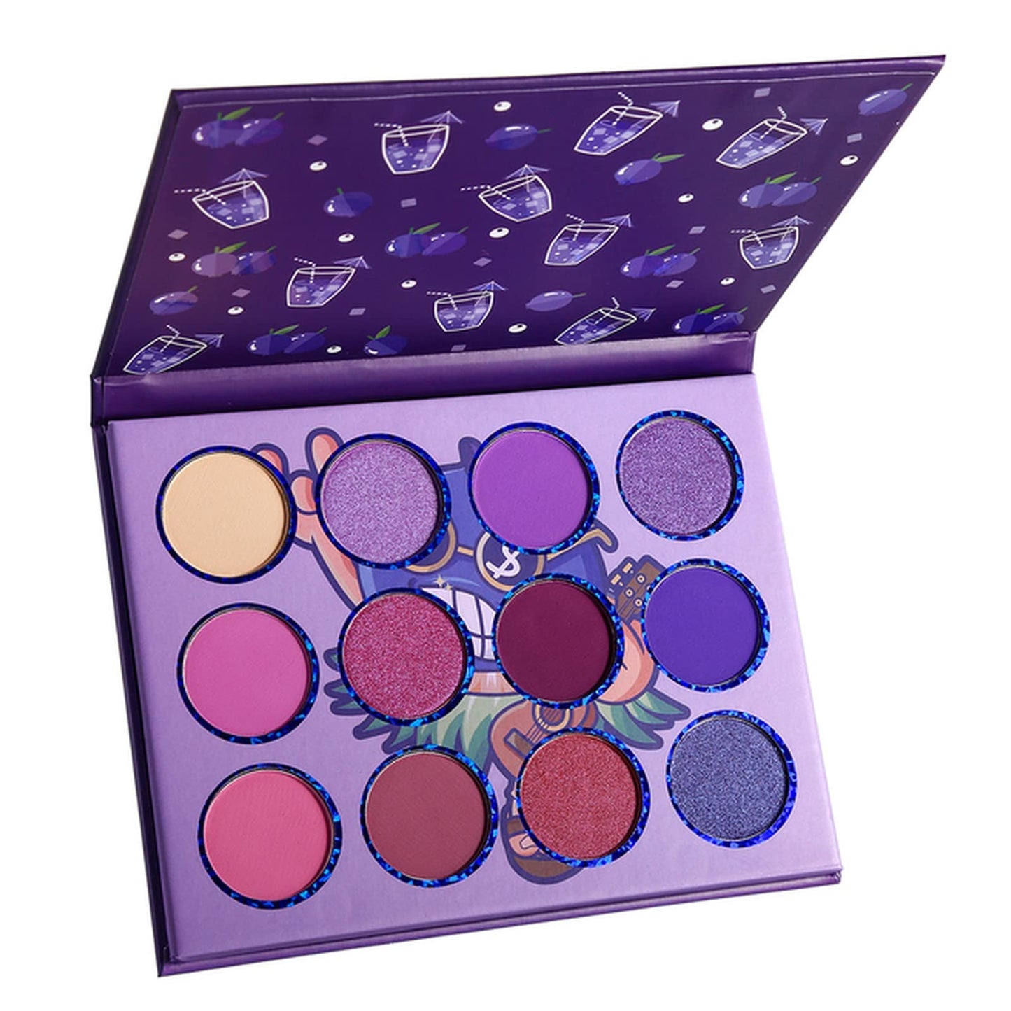 20-Piece Red Eyeshadow Palette & Blush Makeup Set