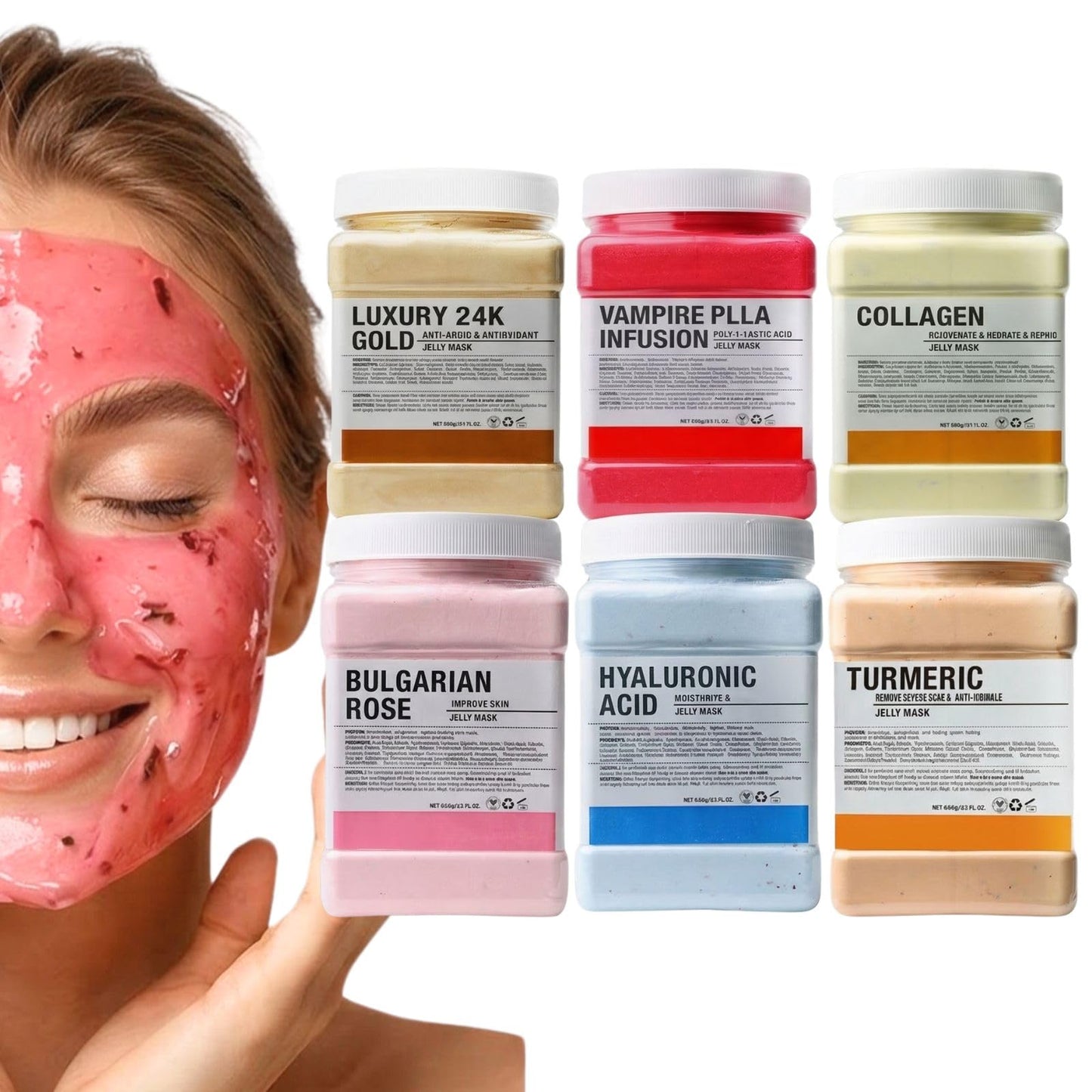 Hydro Jelly Facial Mask Powder for Deep Hydration