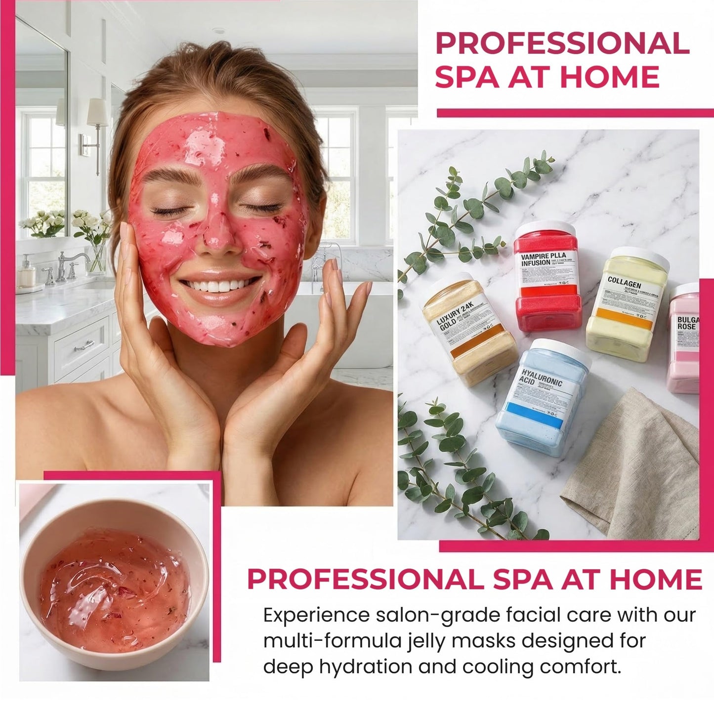 Hydro Jelly Facial Mask Powder for Deep Hydration