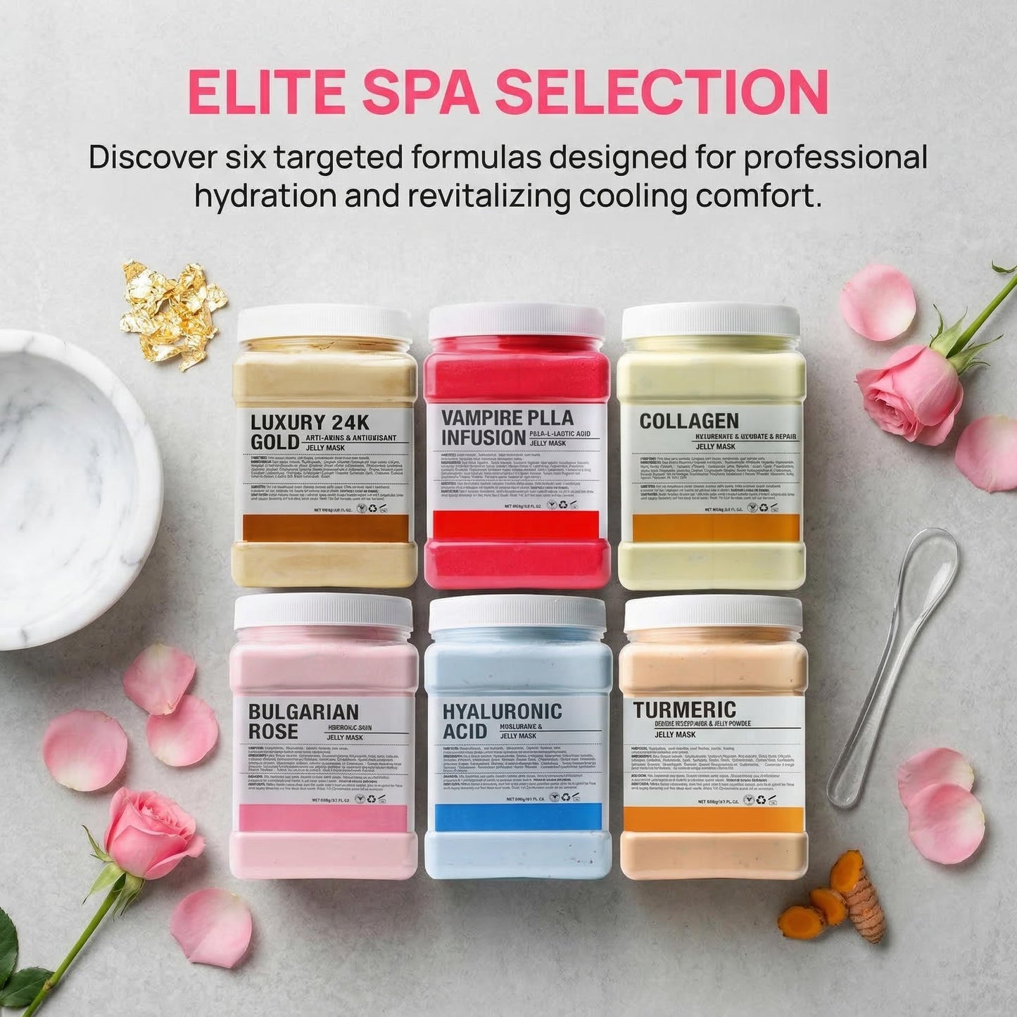 Hydro Jelly Facial Mask Powder for Deep Hydration